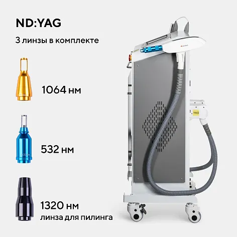 Неодимовый лазер + Элос эпилятор Lasertech COMBINE Premium Edition в Якутске